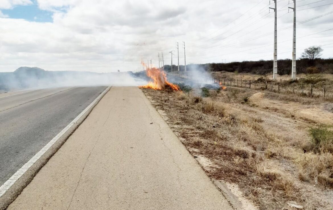 Brigada da Agrovale ajuda a apagar incêndios em Juazeiro e região